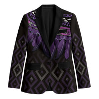 Aotearoa Maori Ngati Porou Iwi Blazer Korowai Tukutuku Kaokao Motifs