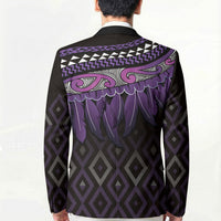 Aotearoa Maori Ngati Porou Iwi Blazer Korowai Tukutuku Kaokao Motifs