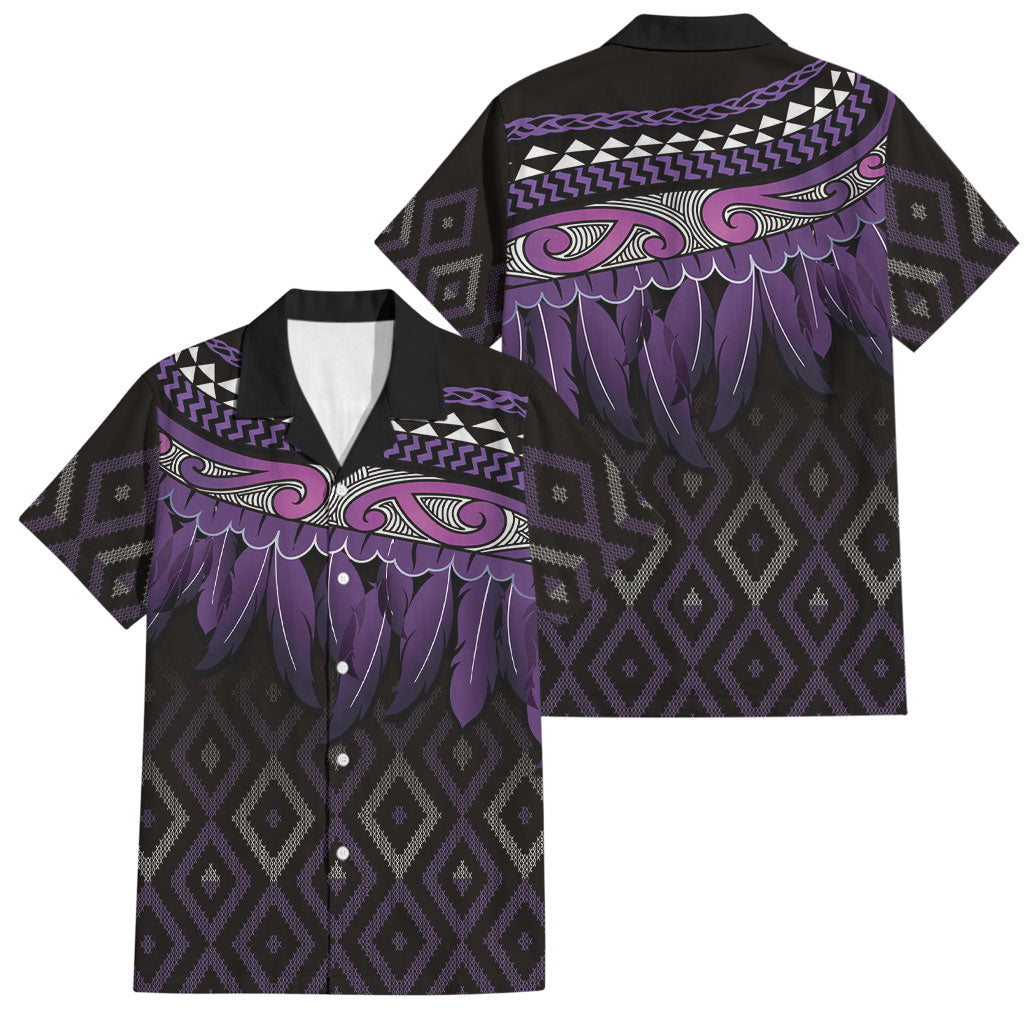 Aotearoa Maori Ngati Porou Iwi Family Matching Summer Maxi Dress and Hawaiian Shirt Korowai Tukutuku Kaokao Motifs