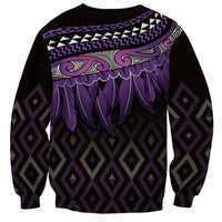 Aotearoa Maori Ngati Porou Iwi Sweatshirt Korowai Tukutuku Kaokao Motifs