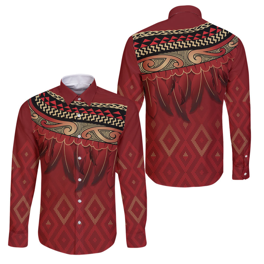 Aotearoa Maori Waikato Tainui Iwi Family Matching Puletasi and Hawaiian Shirt Korowai Tukutuku Kaokao Motifs