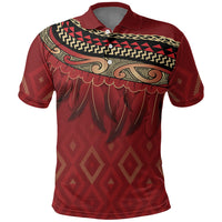 Aotearoa Maori Waikato Tainui Iwi Polo Shirt Korowai Tukutuku Kaokao Motifs