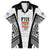 Personalised Fiji Rugby Family Matching Puletasi Dress and Hawaiian Shirt 2023 World Cup History Makers - White Ver LT7 Dad's Shirt - Short Sleeve White - Polynesian Pride