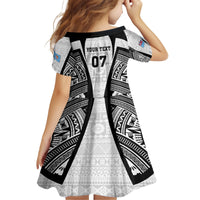 personalised-fiji-rugby-family-matching-summer-maxi-dress-and-hawaiian-shirt-2023-world-cup-history-makers-white-ver