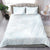 White Sunday Bedding Set Plumeria Tatau Mix Tapa