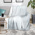 White Sunday Blanket Plumeria Tatau Mix Tapa