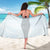 White Sunday Sarong Plumeria Tatau Mix Tapa