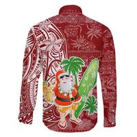 Hawaii Christmas Mele Kalikimaka Family Matching Puletasi Dress and Hawaiian Shirt Santa Claus LT7 - Polynesian Pride