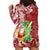 Hawaii Christmas Mele Kalikimaka Hoodie Dress Santa Claus LT7 - Polynesian Pride