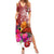 Papua New Guinea Christmas Family Matching Summer Maxi Dress and Hawaiian Shirt Bird-of-Paradise Special LT7 Mom's Dress Red - Polynesian Pride