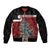 Personalised New Zealand Maori Christmas Bomber Jacket Xmas Fern Mix Kowhawhai