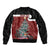 Personalised New Zealand Maori Christmas Bomber Jacket Xmas Fern Mix Kowhawhai