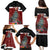 Personalised New Zealand Maori Christmas Family Matching Puletasi and Hawaiian Shirt Xmas Fern Mix Kowhawhai