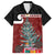 Personalised New Zealand Maori Christmas Family Matching Puletasi and Hawaiian Shirt Xmas Fern Mix Kowhawhai