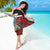 Personalised New Zealand Maori Christmas Sarong Xmas Fern Mix Kowhawhai