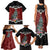 Personalised New Zealand Christmas Family Matching Tank Maxi Dress and Hawaiian Shirt Xmas Fern and Kiwi Birds