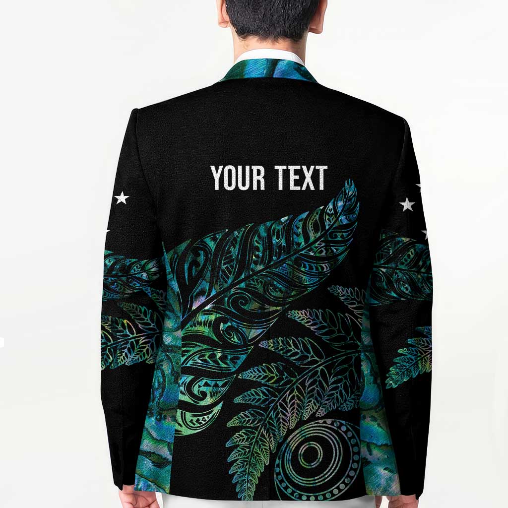Aotearoa Personalized Lawn Bowls Maori Blazer New Zealand Paua Shell Tribal Silver Fern - Polynesian Pride