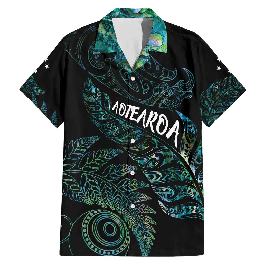 Aotearoa Personalized Lawn Bowls Maori Family Matching Mermaid Dress and Hawaiian Shirt New Zealand Paua Shell Tribal Silver Fern - Polynesian Pride
