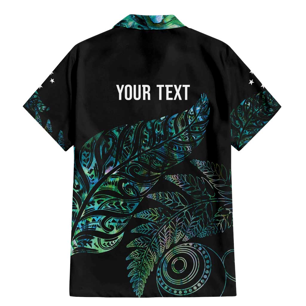 Aotearoa Personalized Lawn Bowls Maori Family Matching Mermaid Dress and Hawaiian Shirt New Zealand Paua Shell Tribal Silver Fern - Polynesian Pride