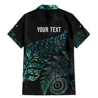 Aotearoa Personalized Lawn Bowls Maori Family Matching Mermaid Dress and Hawaiian Shirt New Zealand Paua Shell Tribal Silver Fern - Polynesian Pride