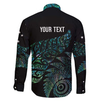 Aotearoa Personalized Lawn Bowls Maori Family Matching Mermaid Dress and Hawaiian Shirt New Zealand Paua Shell Tribal Silver Fern - Polynesian Pride