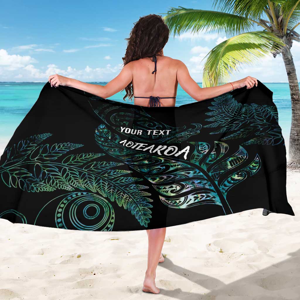 Aotearoa Personalized Lawn Bowls Maori Sarong New Zealand Paua Shell Tribal Silver Fern - Polynesian Pride