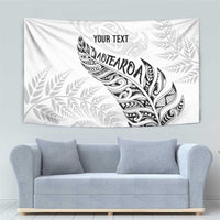 Aotearoa Personalized Lawn Bowls Maori Tapestry New Zealand White Tribal Silver Fern - Polynesian Pride