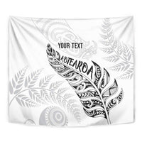 Aotearoa Personalized Lawn Bowls Maori Tapestry New Zealand White Tribal Silver Fern - Polynesian Pride