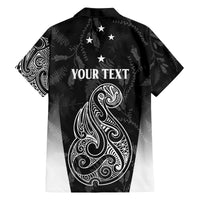 Personalised Maori Waitangi Family Matching Summer Maxi Dress and Hawaiian Shirt New Zealand Silver Fern Mix Kowhai Flowers LT7 - Polynesian Pride