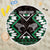 Personalised Taniko Motifs Aotearoa Beach Blanket Waitangi Kowhaiwhai Kiwi - Green