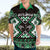 Personalised Taniko Motifs Aotearoa Hawaiian Shirt Waitangi Kowhaiwhai Kiwi - Green