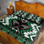 Personalised Taniko Motifs Aotearoa Quilt Bed Set Waitangi Kowhaiwhai Kiwi - Green