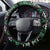 Taniko Motifs Aotearoa Steering Wheel Cover Waitangi Kowhaiwhai Kiwi - Green