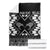 Personalised Taniko Motifs Aotearoa Blanket Waitangi Kowhaiwhai Kiwi - Monochrome