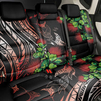 Aloha Hawaii Manta Rays Back Car Seat Cover Red Ohia Lehua