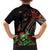 Aloha Hawaii Manta Rays Family Matching Long Sleeve Bodycon Dress and Hawaiian Shirt Red Ohia Lehua