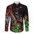 Aloha Hawaii Manta Rays Family Matching Mermaid Dress and Hawaiian Shirt Red Ohia Lehua