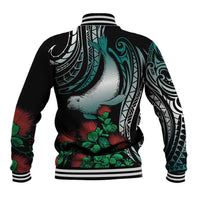 Aloha Hawaii Monk Seal Baseball Jacket Mix Ohia Lehua