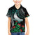 Aloha Hawaii Monk Seal Family Matching Mermaid Dress and Hawaiian Shirt Mix Ohia Lehua
