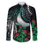 Aloha Hawaii Monk Seal Family Matching Short Sleeve Bodycon Dress and Hawaiian Shirt Mix Ohia Lehua