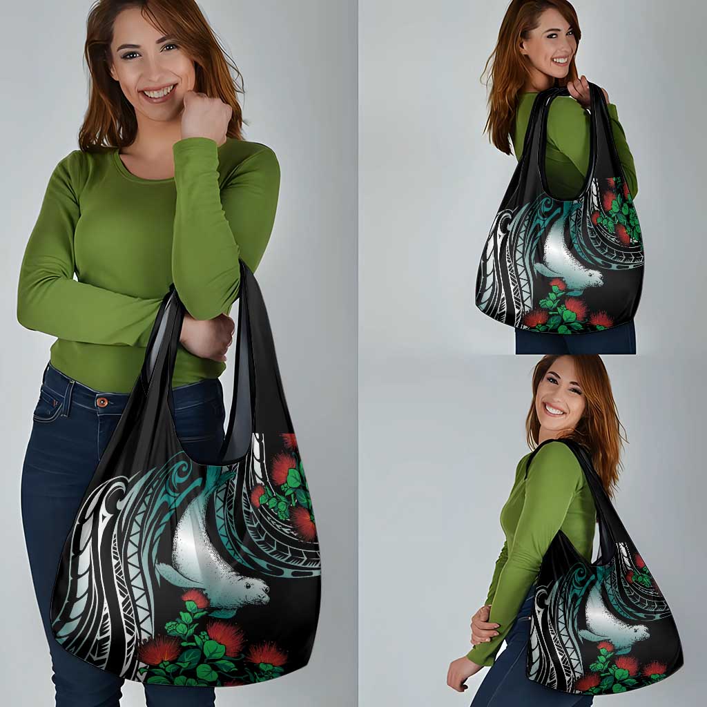 Aloha Hawaii Monk Seal Grocery Bag Mix Ohia Lehua