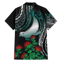 Aloha Hawaii Monk Seal Hawaiian Shirt Mix Ohia Lehua