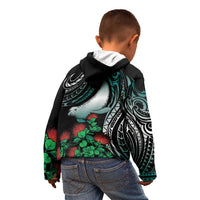 Aloha Hawaii Monk Seal Kid Hoodie Mix Ohia Lehua