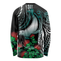 Aloha Hawaii Monk Seal Long Sleeve Shirt Mix Ohia Lehua