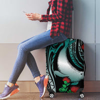 Aloha Hawaii Monk Seal Luggage Cover Mix Ohia Lehua