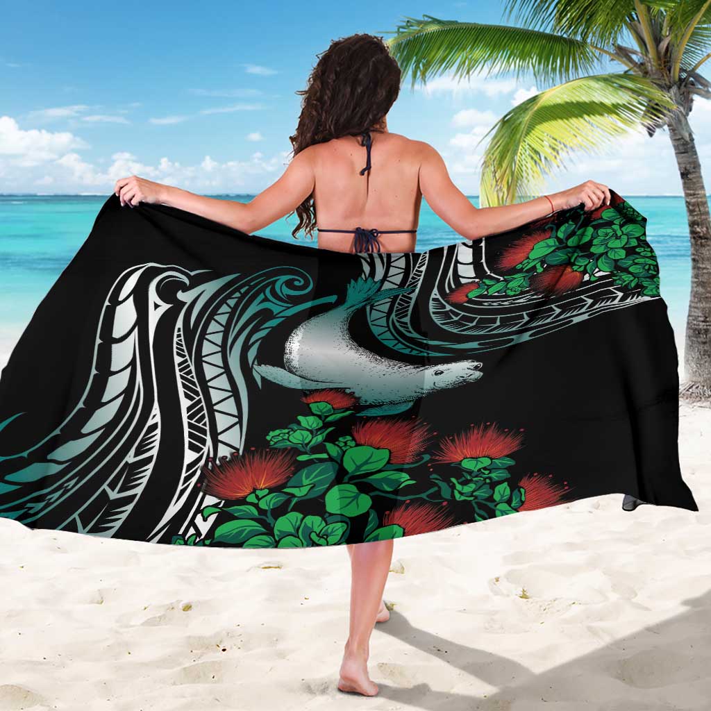 Aloha Hawaii Monk Seal Sarong Mix Ohia Lehua