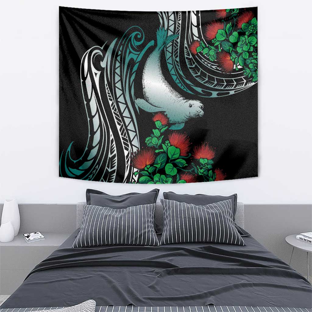 Aloha Hawaii Monk Seal Tapestry Mix Ohia Lehua