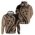 Bula Fiji Zip Hoodie Mocha Brown Kaivity Masi Tapa