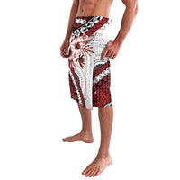 Bula Fiji Lavalava White Kaivity Masi Tapa