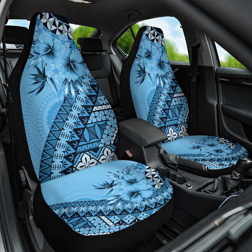 Bula Fiji Car Seat Cover Turquoise Kaivity Masi Tapa